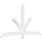 Ekena Millwork Davenport Architectural Grade PVC Gable Bracket, 108"W x 58 1/2"H x 2"D x 6"F, 13/12 Pitch GBP108X59X0206DAV00 - alternate 1